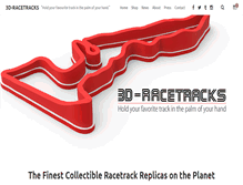 Tablet Screenshot of 3d-racetracks.com